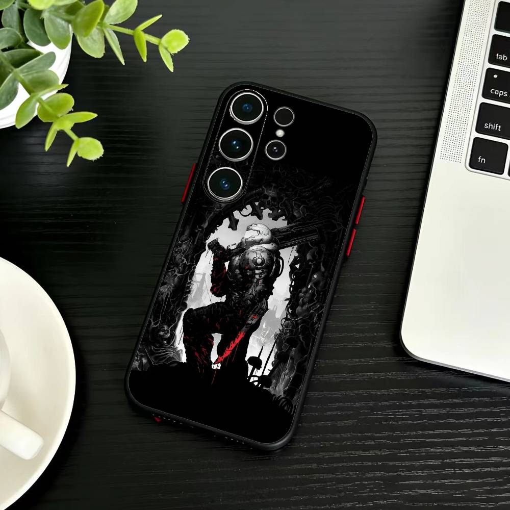 G-Game D-doom Phone Case For Samsung S26,S25,S24,S23,S22,S21,S20,Plus,Fe,Lite,Others Black Cover