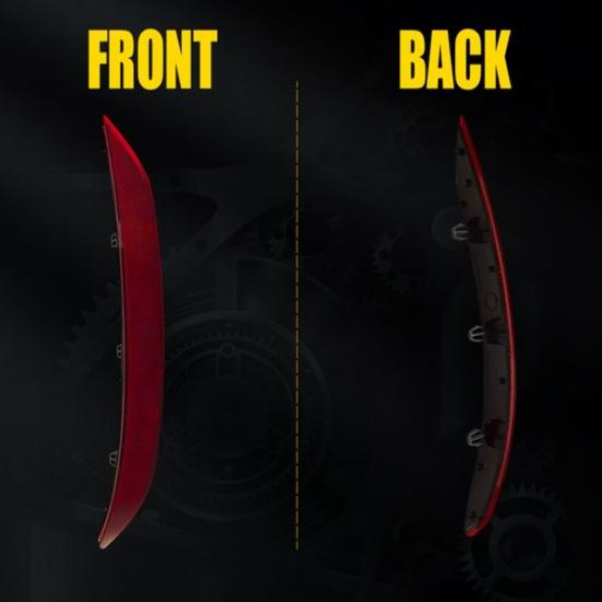 Fits For VW Jetta - Left Side Rear Bumper Reflector Light Brake Lamp EOA