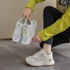 Summer thick-soled 2025 versatile mesh dad shoes women's light, breathable and thin sports fashion casual women's shoes