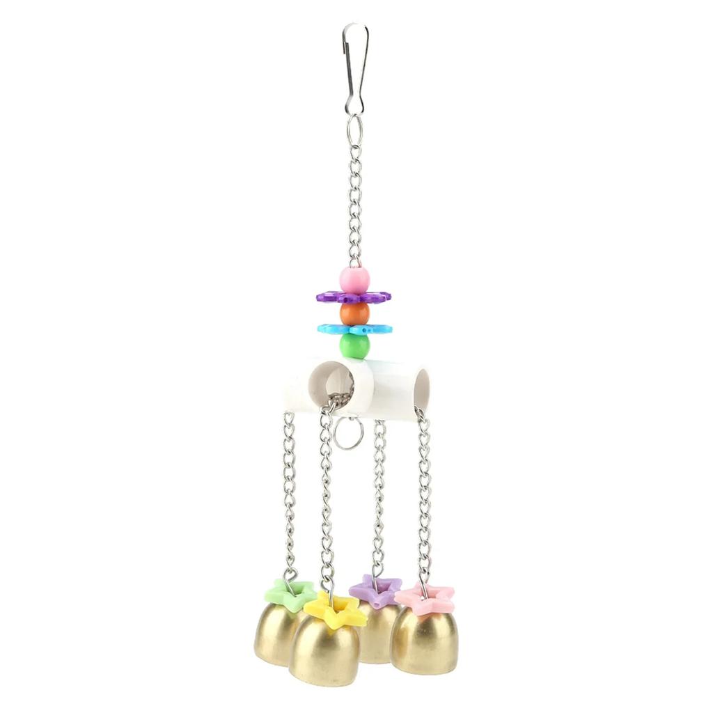 Birds Parrot Swing Toy Climbing Ringing Bells Parakeet Playing Toys Exercise Training Tool