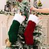 Luxurious Knitted Christmas Socks In Bright Colors Ideal For Christmas Tree Decorations