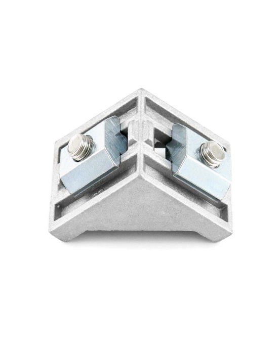 Equerre de fixation - QWORK - WD6218 - 40x40x35mm - Installation facile - Lot de 10 supports