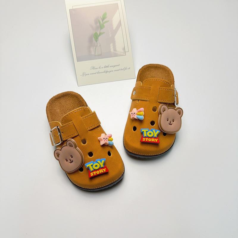 Birkenstock Kinder geschlossene Zehenpartie weiche Sohle Outdoor Crocs: Bequeme rutschfeste, verschleißfeste Halbschuhe