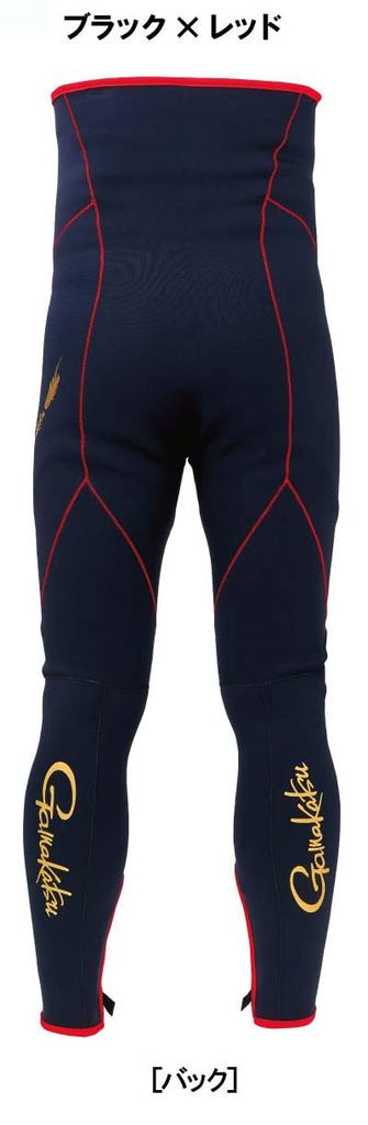 Gamakatsu Ayu Tights GM5820 L (2mm thick) Black/Gold