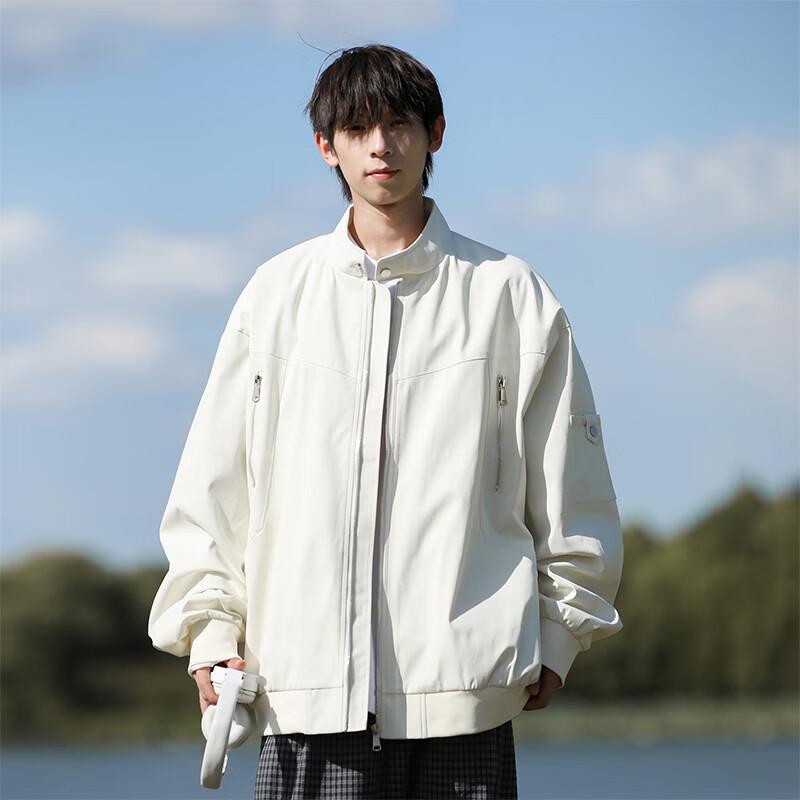 

Мужская летная куртка VUUG с воротником-стойкой, однотонная 3XL