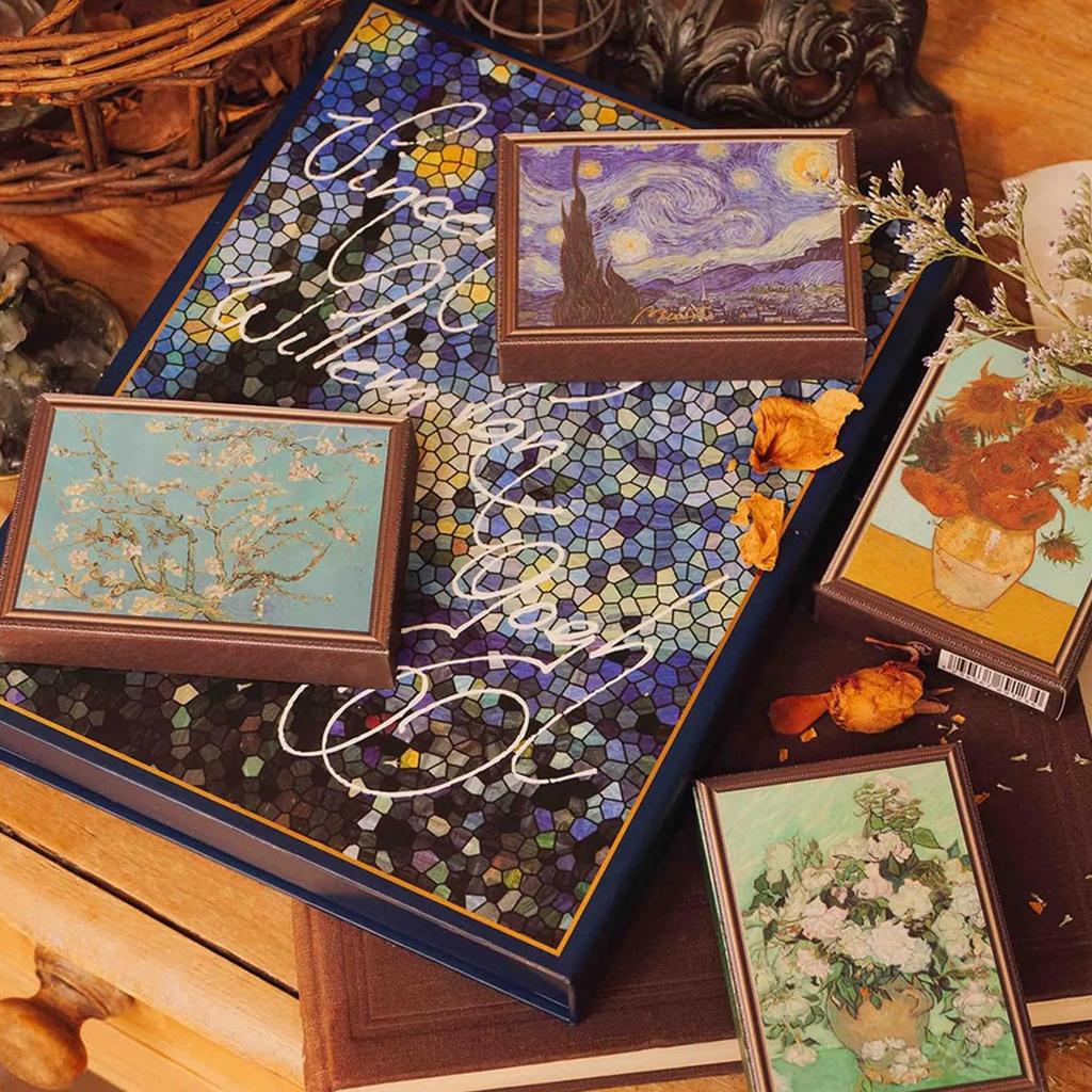 MilleFee Painting Eyeshadow Starry Palette Van Gogh Burgundy (08 Night)