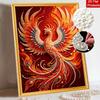 5D DIY Pearl Diamond Painting Kit Majestic Phoenix Full Drill Embroidery Mosaic Art Home Wall Decor Gift