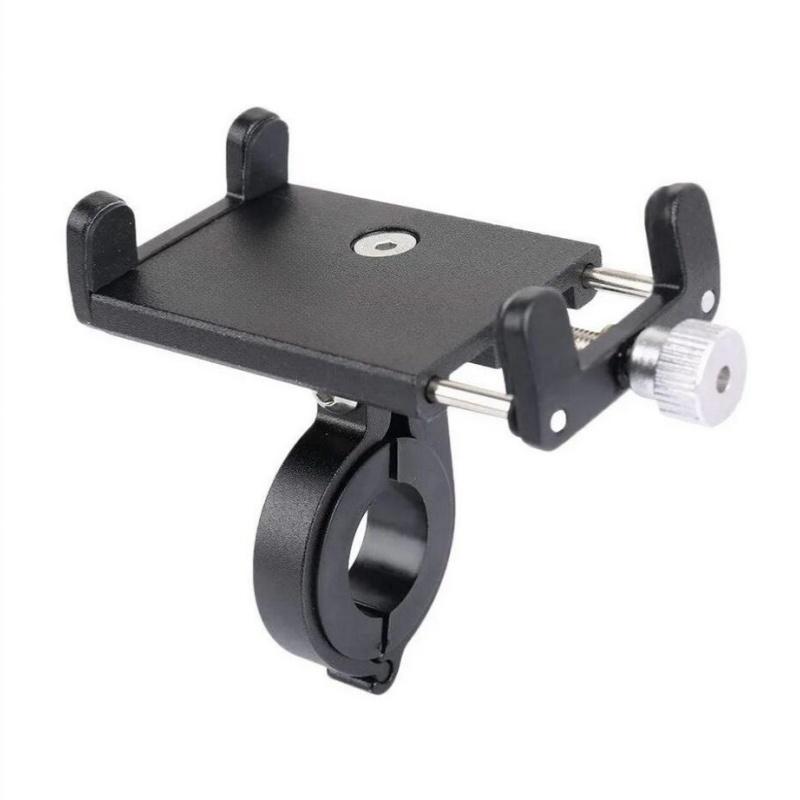 

Bicycle phone holder Reliable Mount Universal MTB Mobile Cell GPS Metal Motorcycle Holder on Road bike Moto M365 Handlebar чорний