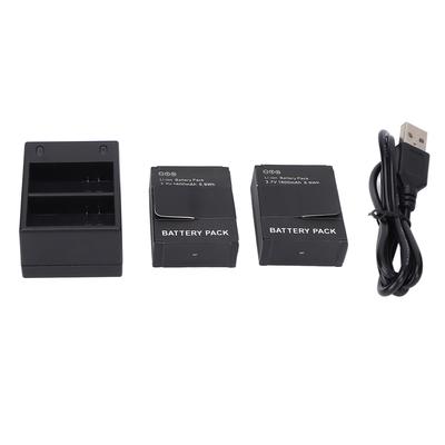 Camera Battery Chager Rapid Double Slot Battery Charger with 2 Batteries Compatible for Hero 2 3