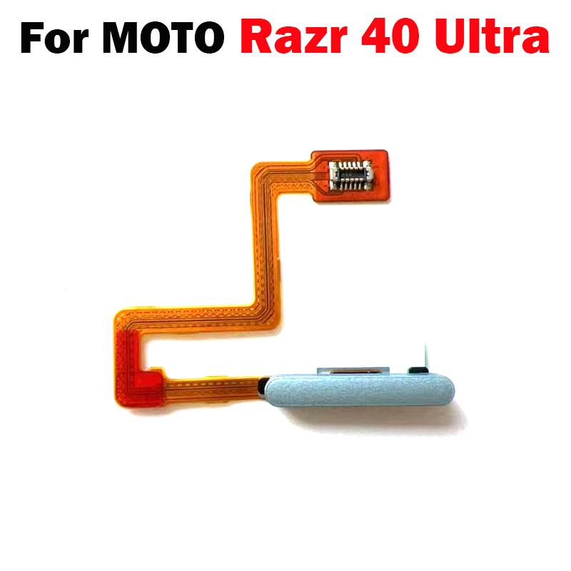 For Motorola Moto Razr 40 / 40 Ultra Fingerprint Button Sensor Power Switch Flex Cable Replacement Repair Parts