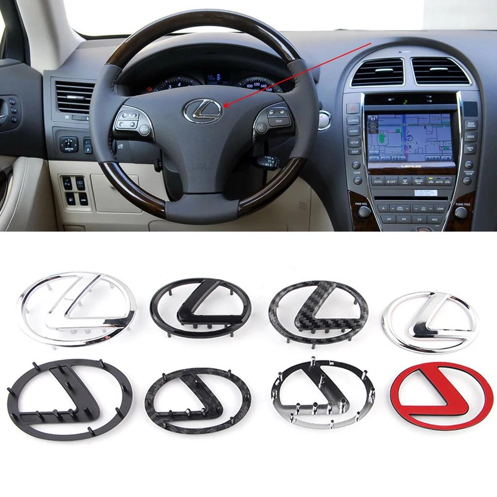 For ABS Car Steering Wheel Emblem Sticker Accessories Lexus F SPORT GX460 Ct200h IS250 ES 220D IS200 Fsport GS GX IS LS LX NX RX