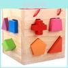 Wooden Shape Matching Puzzle Toy For Babies Age 6 To 12 Months