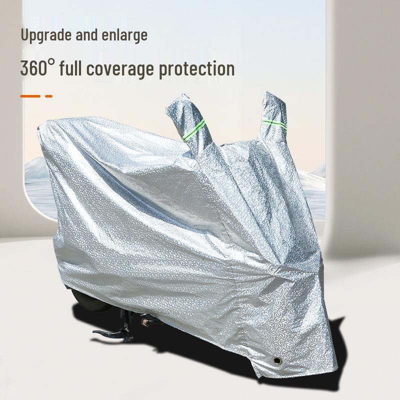 Electric Bike & Motorcycle Rain & Dust Cover: Waterproof & Thickened Sun Protection