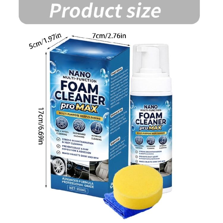 Routine Car Seat Cleaning Kit with Leather Cleaner, Pump Bottle and Sponge Applicator for Interior Trim Wiping and Day-to-Day Upkeep
