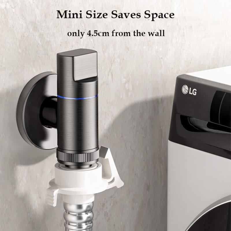 Automatic Water Stop Washing Machine Tap 12" Thread Anti-Leak Quick Connect Faucet For Home Laundry Room