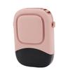 Hanging Neck Fan Powerful Long Battery Life USB Rechargeable Fan with Neck Strap for Outdoor Travel Roseate