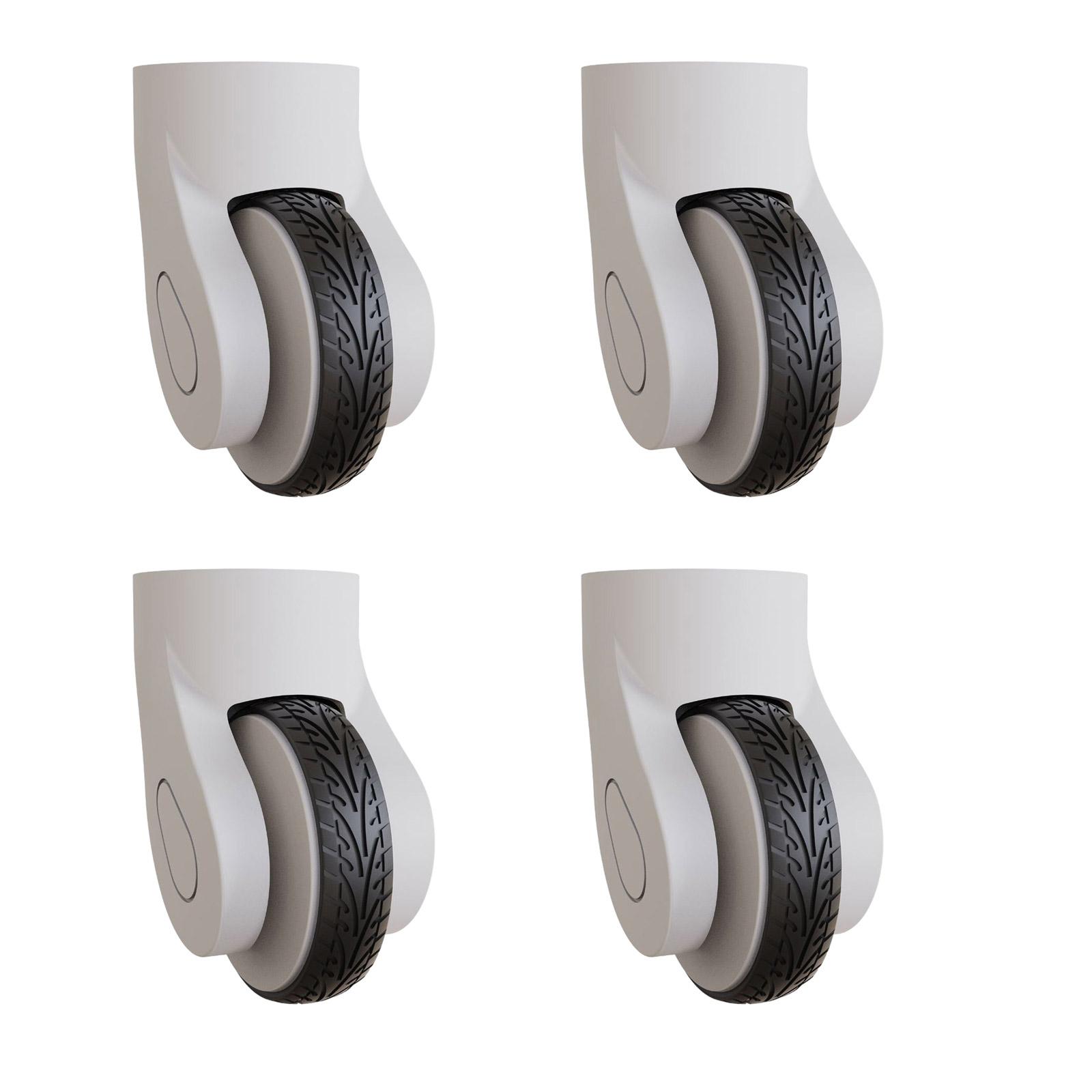 

4 шт. Защита для колес чемодана Силиконовая крышка Регулируемая крышка для спиннер-колес дорожного багажа для большинства роликовых чемоданов Аксессуары