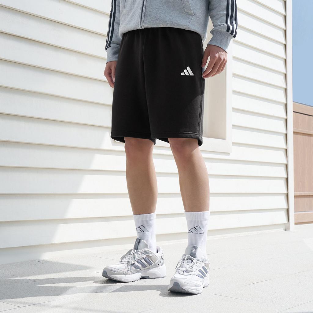Adidas Sports Lifestyle Lace-Up Comfortable Solid Color Shorts Men shorts IB7051