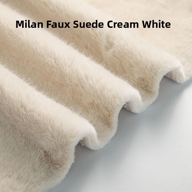 High-End Rabbit Fur Fabric Artificial Mink Fur Clothing Counter Large Coat Closet Simulation Leather Fabric DIY Handcraft