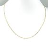 And My Jewelry 18K Gold Hollow Paperclip Chain Unisex [Your Box] (Stamped K18) Necklace, 45cm, (Approx. 2.0mm Wide, 1.57g)
