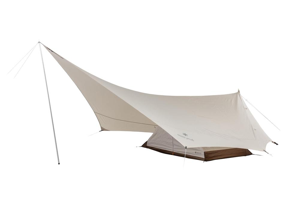 Snow Peak Hexaise Ivory Set Tent Tarp Camping Outdoor FK-383