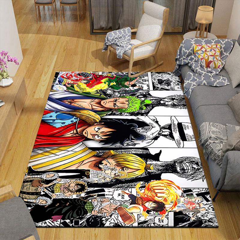 1Pc One Piece Adventure Rug, Office Carpet Indoor Outdoor Doormat, Non-Slip, Comfortable, Living, Christmas Halloween, Xmas Gift S1925