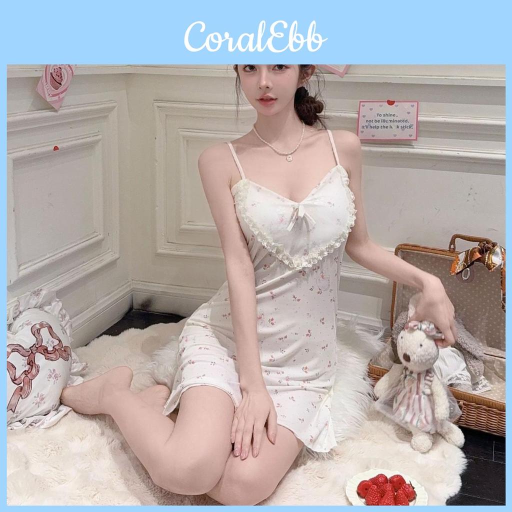Ice Silk Sleeveless Pajama Dress For Women Lightweight Cool Nightwear Lounge