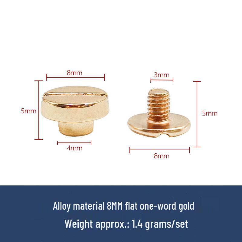 Taschen- und Gepäckzubehör: Ringe, Mönchskopf, Nippelstecker, DIY Lederschnallen, Schraubnieten