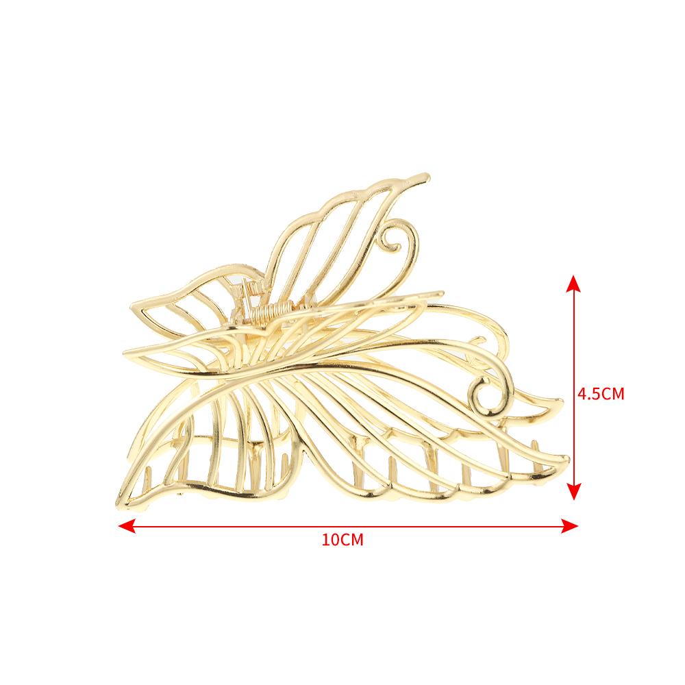 Rhinestone Butterfly  Hair Claw Clips Hair Claw For Women Elegant Ponytail Holder Hairpins Hair Crab Fashion Hair Accessories