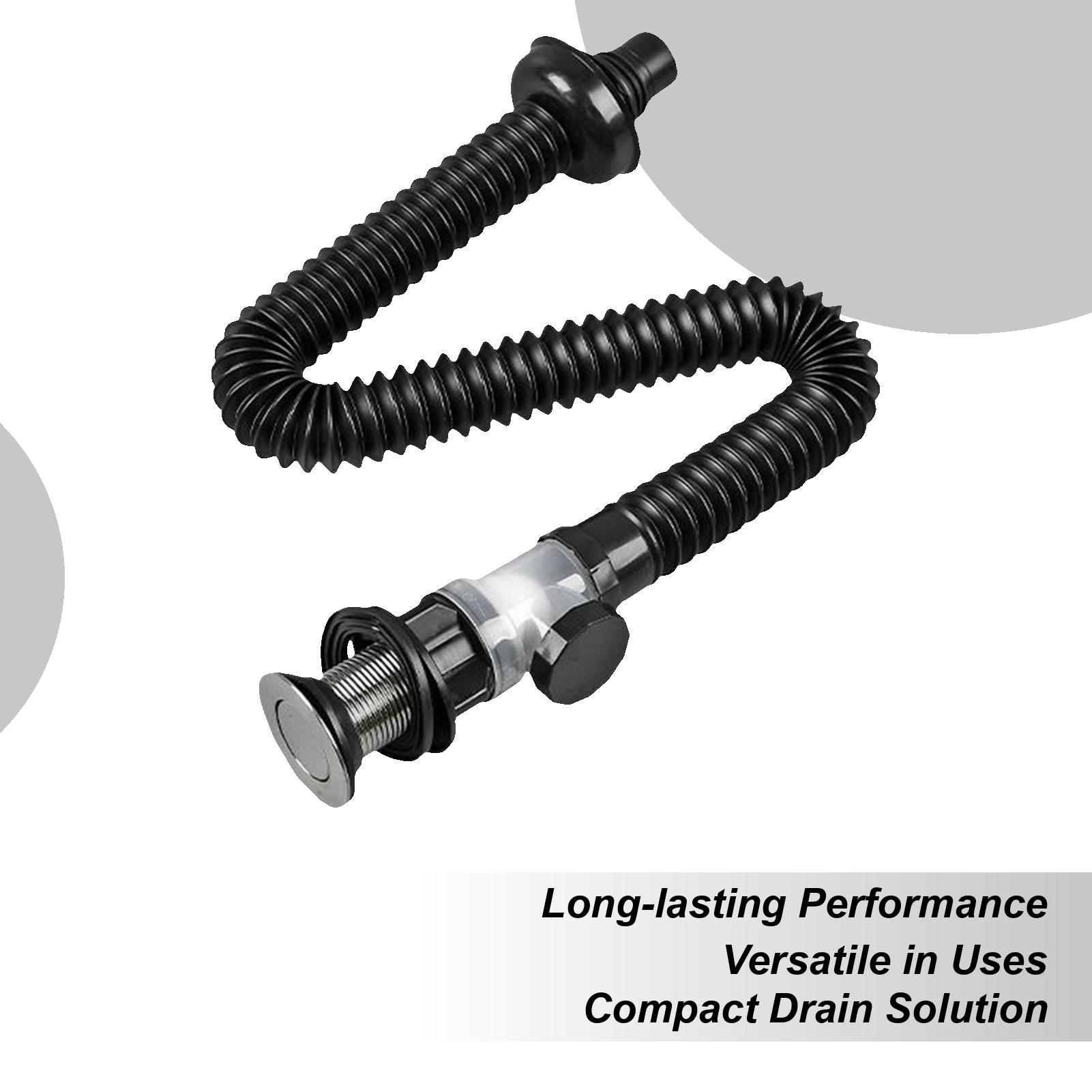 Bathroom Sink Drain Pipe Retractable Deodorant Sewer Drainage Water Hose Wash Basin Drainer Bathroom Kitchen Accessories CN