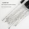 Disposable Crystal Eyelash and Eyebrow Brush for Extensions and Grafting