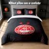 Aberdeen FC Design Bed Bedding Set 1 Duvet Cover + 2 Pillowcases Soft Breathable Household Bed Linens