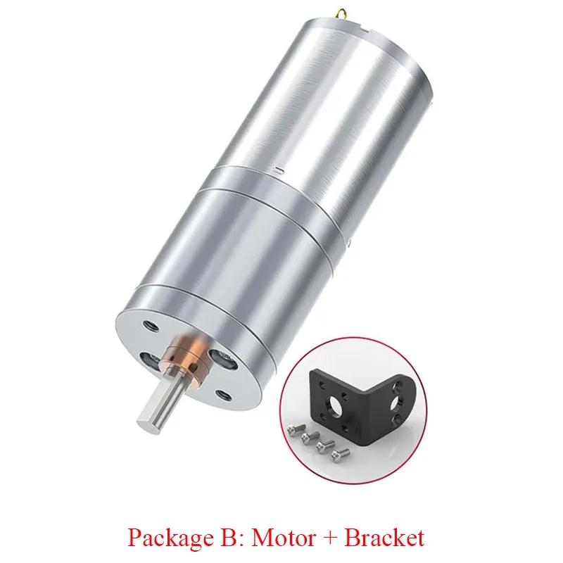 JGA25-370 DC 12V 24V 12U/min-1360U/min Getriebemotor Großes Drehmoment Hohe Leistung Schneckengetriebemotor Umkehrgetriebemotor