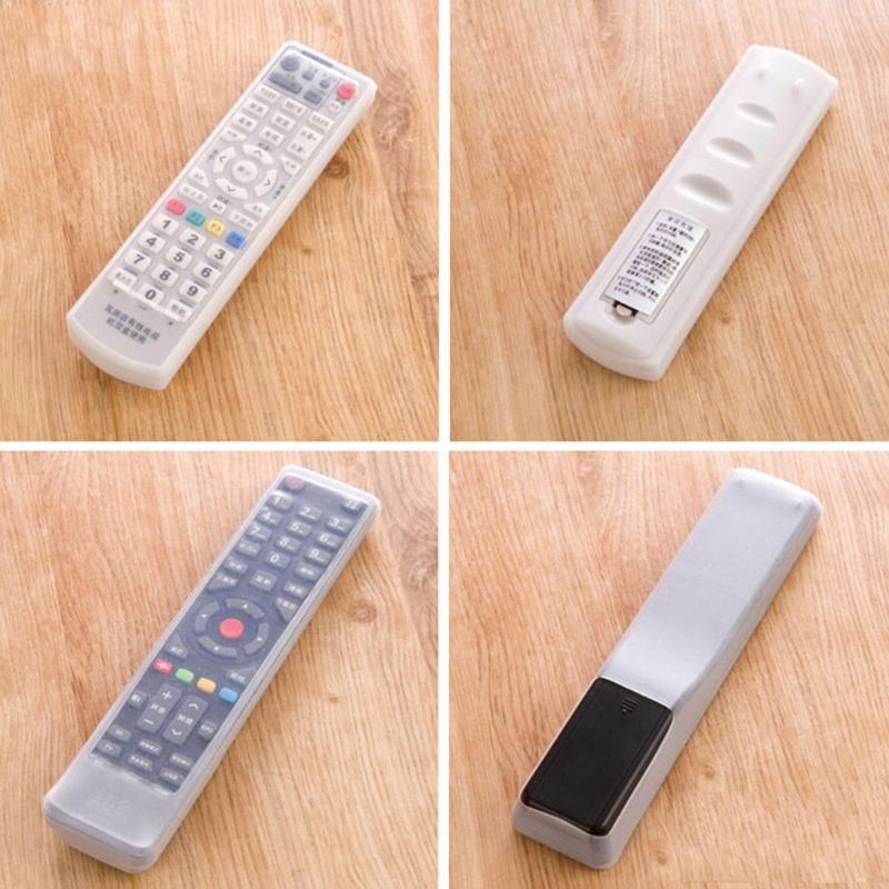 Transparents Silicones Dustproof Remote Control Cover for Home TV and Air Conditioner Protections Against Water and Statics