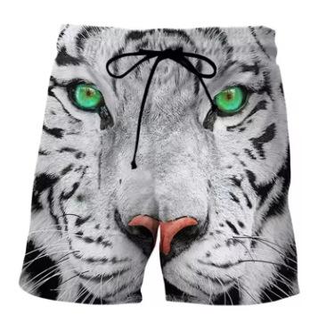 Men's Cute Dog 3D Printing Summer New Casual Vacation Beach Fun Animal Pattern Sports Shorts