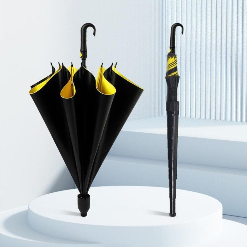 Lightweight Sun Rain Parasol Large Reinforced 8-Bone Automatic Umbrella Wind-resistant with Waterproof Sleeve