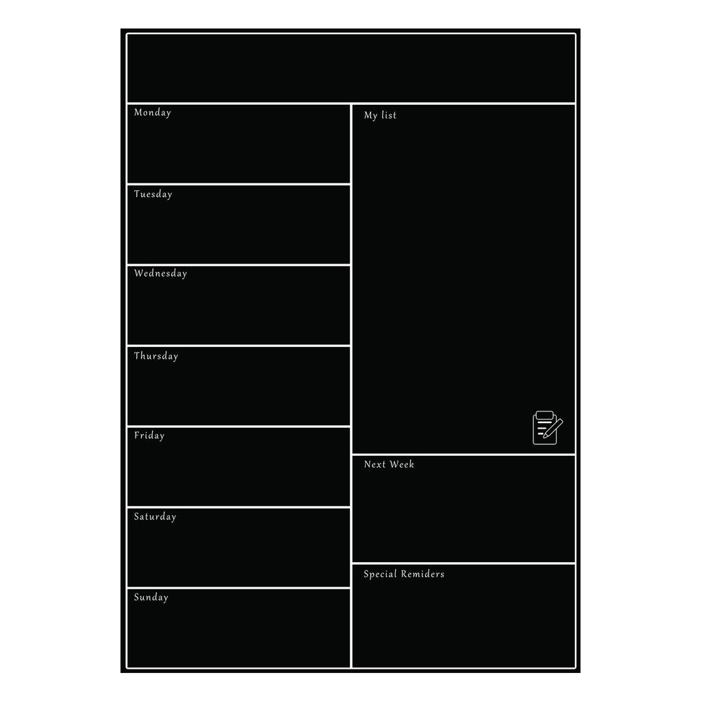 Magnetic Calendar for Fridge Magnetic Whiteboard Fridge Calendar Weekly Planner Erasable Magnetic Fridge Message Board
