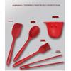 COOKER KING 5-Piece Silicone Kitchen Utensil Set