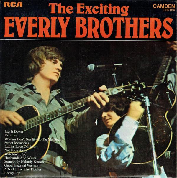 

Виниловая пластинка EVERLY BROTHERS The Exciting Everly Brothers CDS1136 RCA Camden UK Рок Б/у