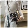 Ethnic Style Canvas Handheld Bucket Bag for Women Fashion Retro Shoulder Purse