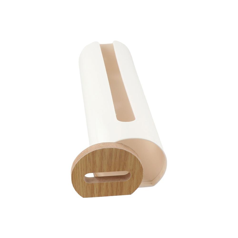 Plastic Cotton Pad Dispenser Wall Mount Garbage Bag Storage Box Cosmetic Organizer  Garbage Bag