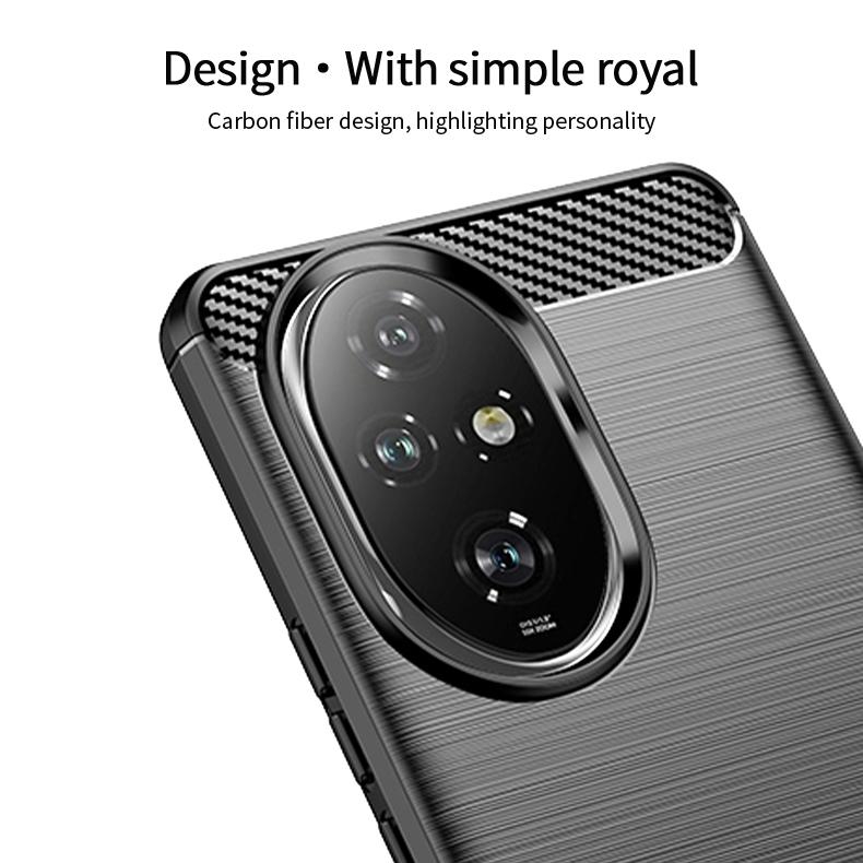MOFI JK TPU Series-1 For Honor 200 Pro 5G TPU Case Carbon Fiber Texture Brushed Phone Cover