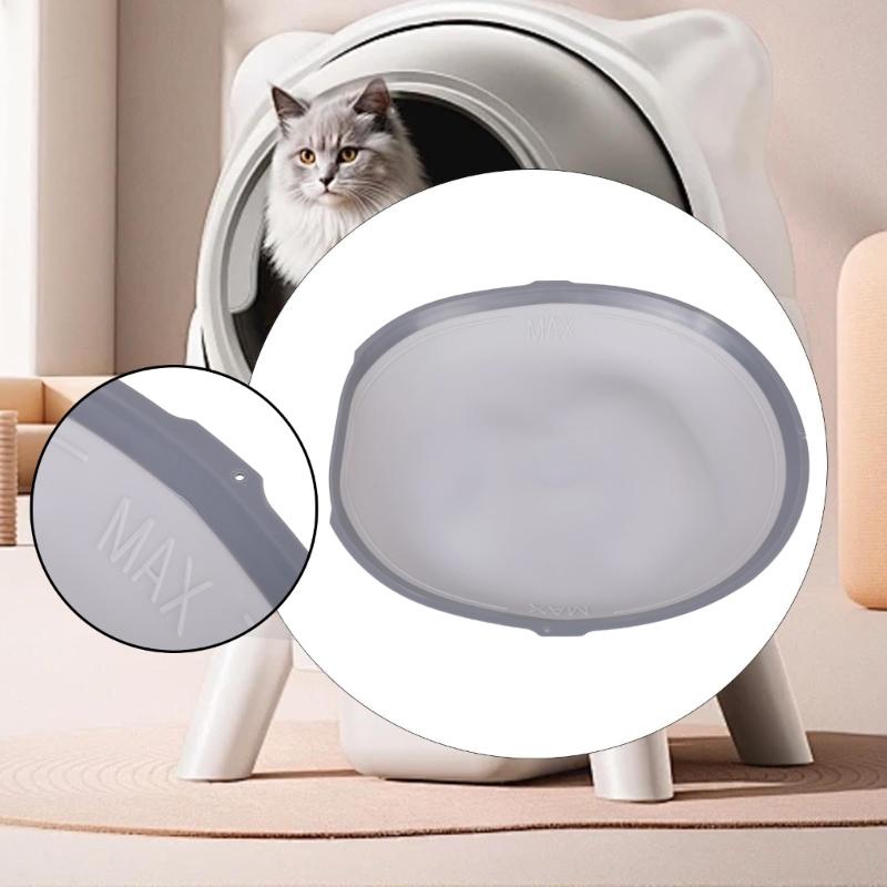 Accessori per Lettiera Automatica per Gatti Tappetino in Silicone Sostitutivo Grigio Ricambio Tappetino Senza Cuciture per Gabinetto Intelligente per Gatti