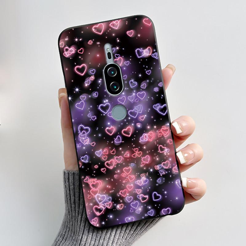 Fodral För Sony Xperia XZ2 Premium Silikon Mjuk Lyxig Söt Kärlek Kanin Baksida För Xperia XZ2premium H8166 H8116 SO-04K Fodral