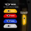 Car Door Reflective Sticker Night Light Warning Decal For MINI One Cooper JCW Countryman Clubman Cabrio Paceman Coupe Roadster