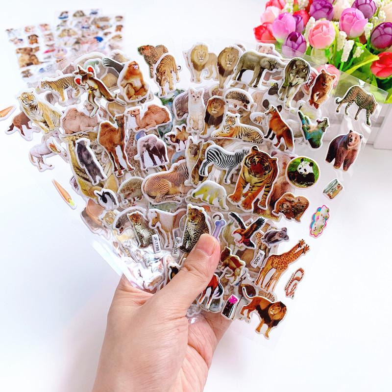 Kids Stickers 40 20 Different Sheets 3D Puffy Bulk Stickers For Girl Boy Birthday Gift Scrapbooking Teachers Animals Cartoon
