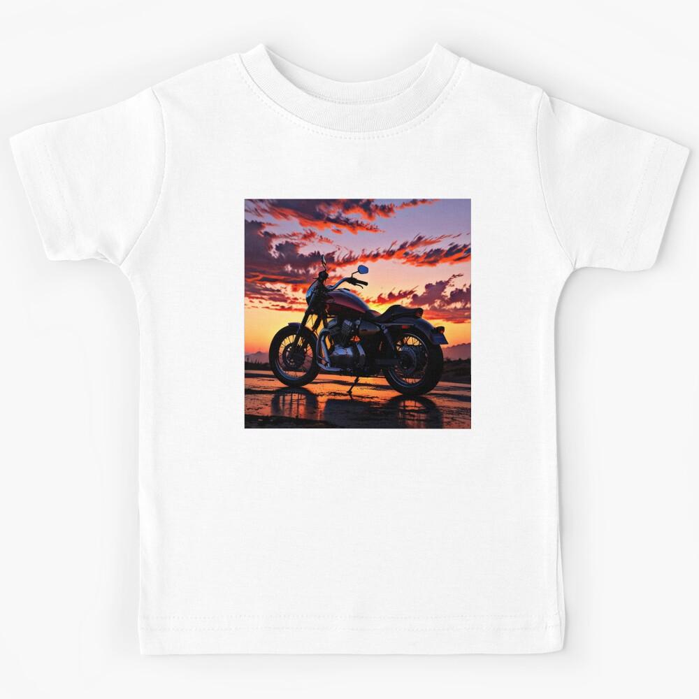 Motorcycle 8 Kids T-Shirt 130