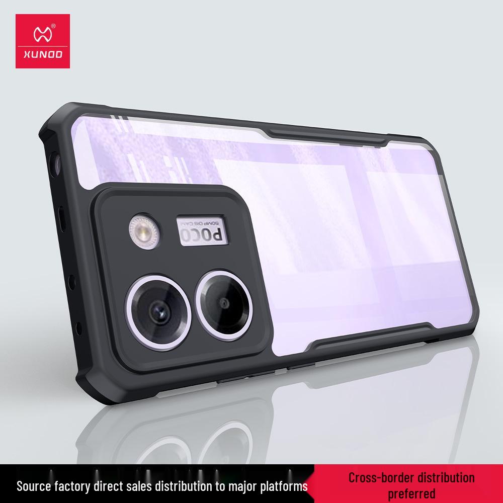 Xunddi Poco M7 Pro Protective Case - Drop-Proof 5G Compatible Cover