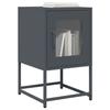 VidaXL Anthracite Bedside Table 36x39x60.5 Cm Cold-rolled Steel, Side Table, Bedside Cabinet, Side Table for 853328