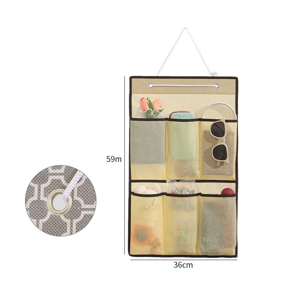Space Saver Hanging Storage Bag Wall-mounted Shoe Rack Sundries Bag  Sundries Organization